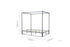 Farringdon Metal 4 Poster Bed